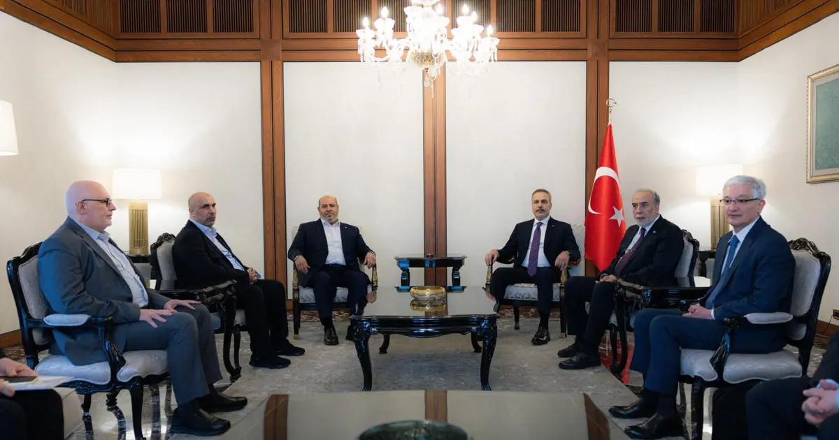 Dışişleri Bakanı Fidan, Ankara’da Hamas heyeti ile görüştü