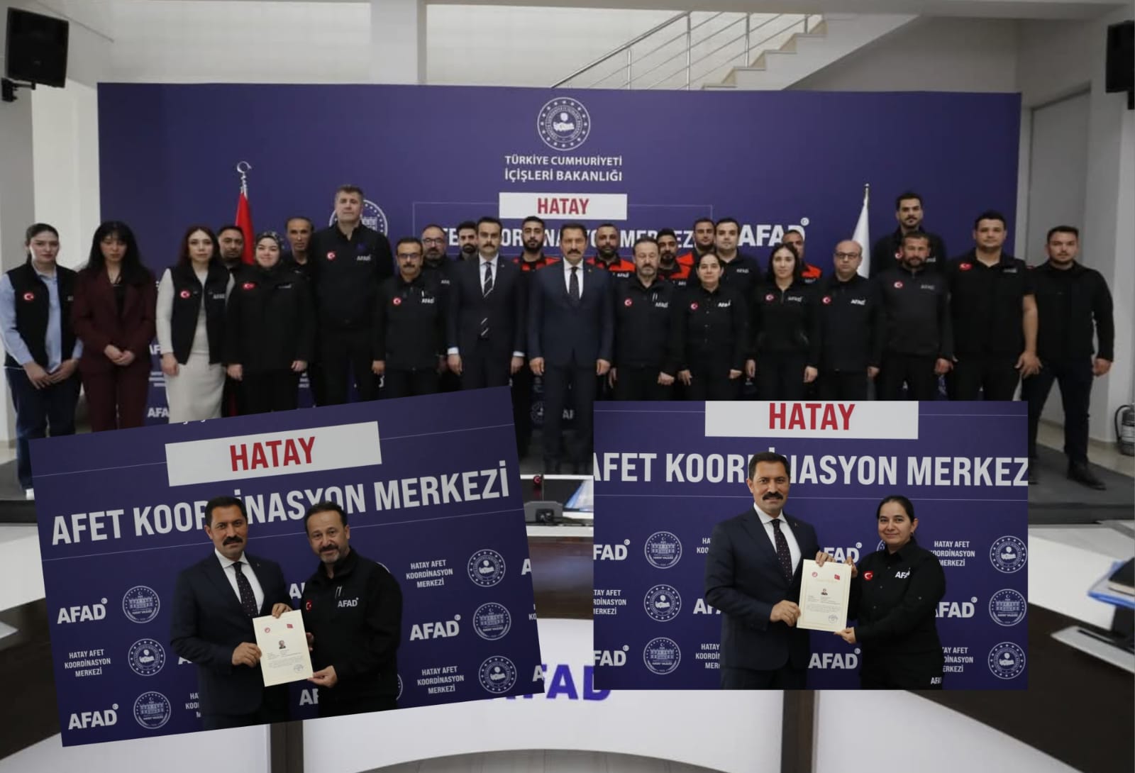 Hatay Afad Personeli Ödüllendirildi