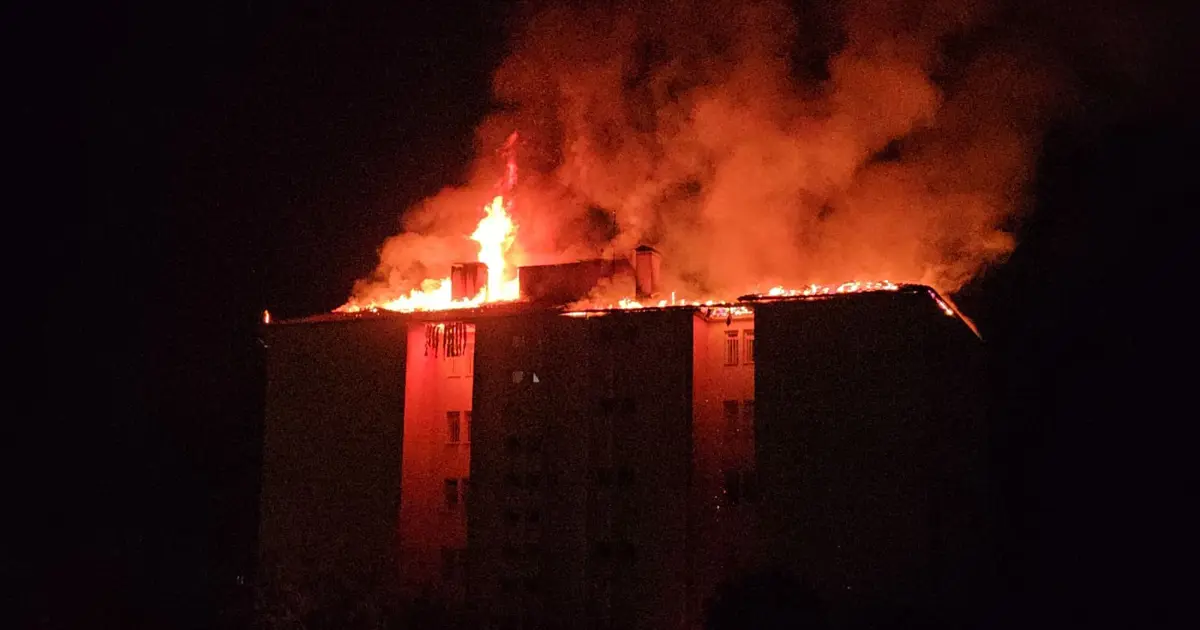 Aydın’da lise yurdunda yangın paniği: 46 öğrenci tahliye edildi