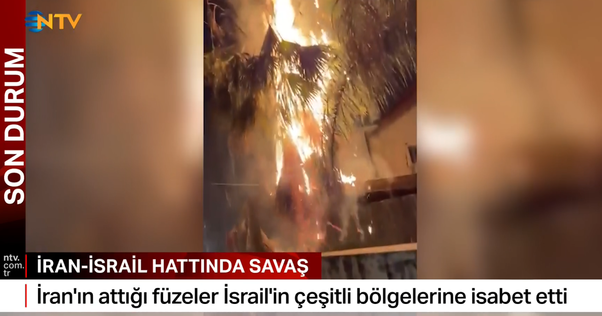 İran gece İsrail’i vurdu | NTV Haber
