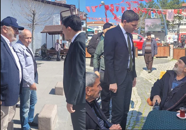 Güdül Kaymakamı Naim Akar vatandaş ve esnaf ziyaretlerini sürdürüyor