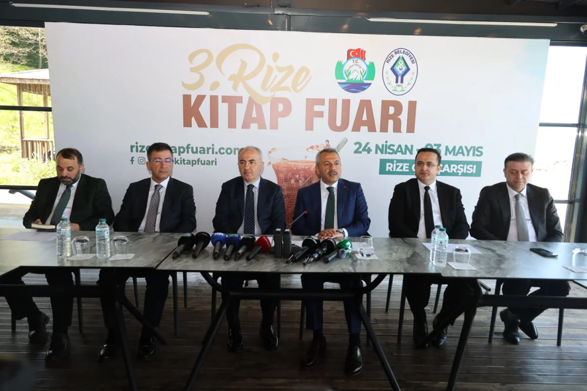 Rize 3. Kitap Fuarı kapılarını açıyor