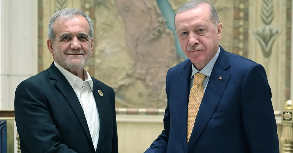 Cumhurbaşkanı Erdoğan, İranlı mevkidaşı Pezeşkiyan’la görüştü