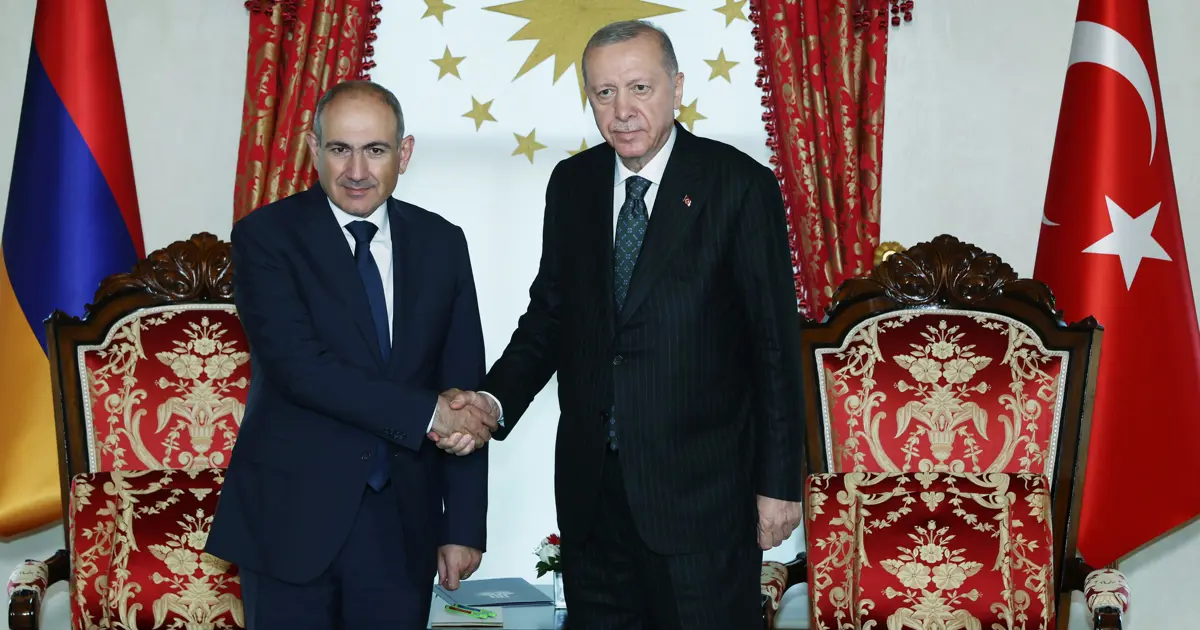 Cumhurbaşkanı Erdoğan, Ermenistan Başbakanı Paşinyan ile görüştü